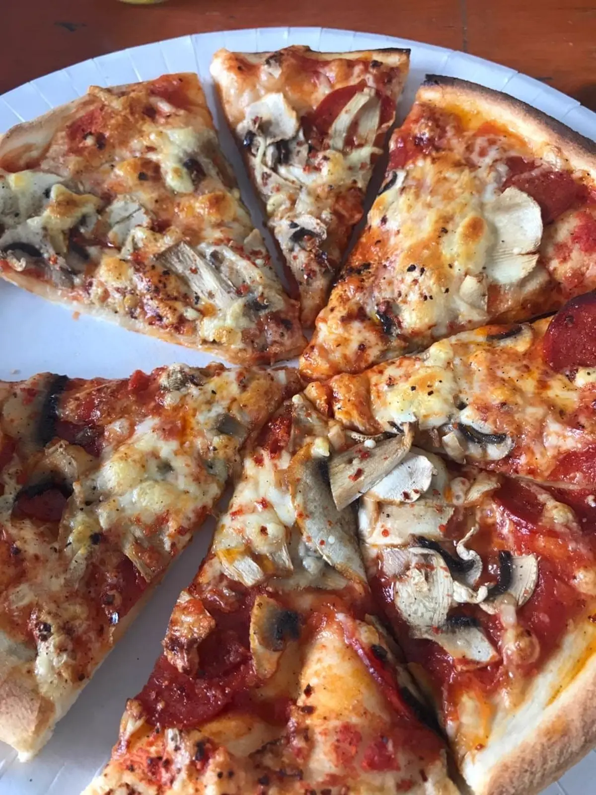 Authentische neapolitanische Pizza im Detail