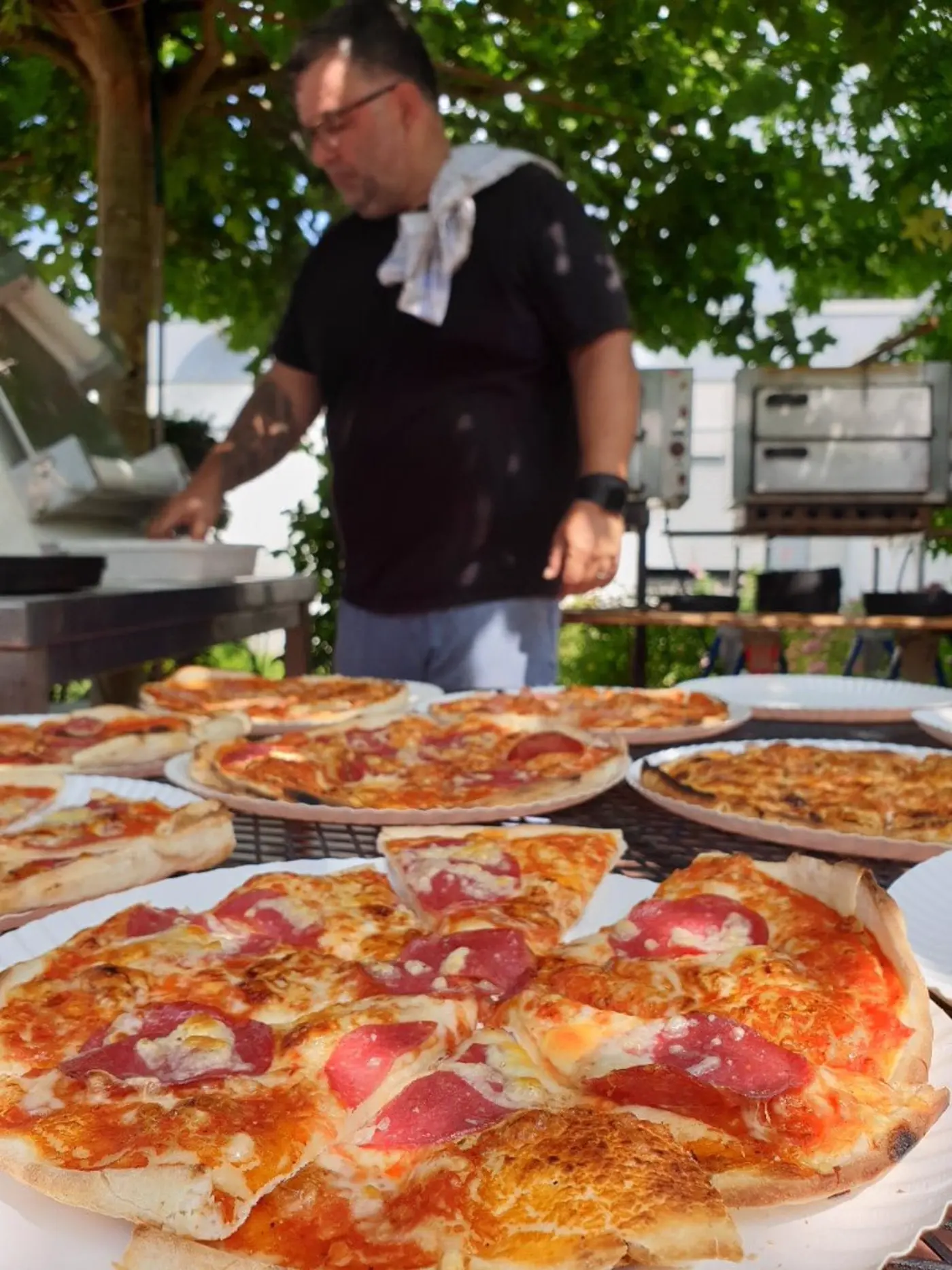 Mobiles Pizza Catering Event mit Live-Cooking in Aschaffenburg